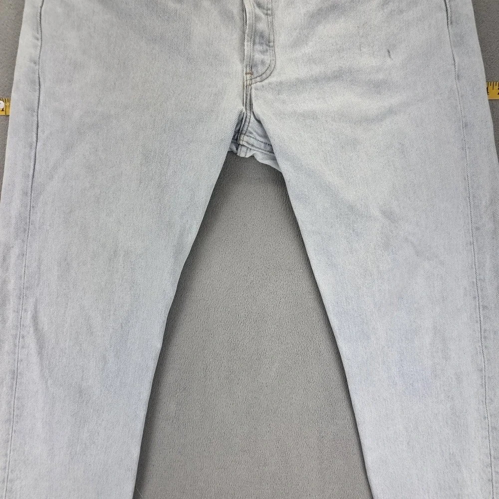 Vintage Levis 501 Jeans Mens‎ Blue Light Wash Button Fly Made In USA Fits 30x26
